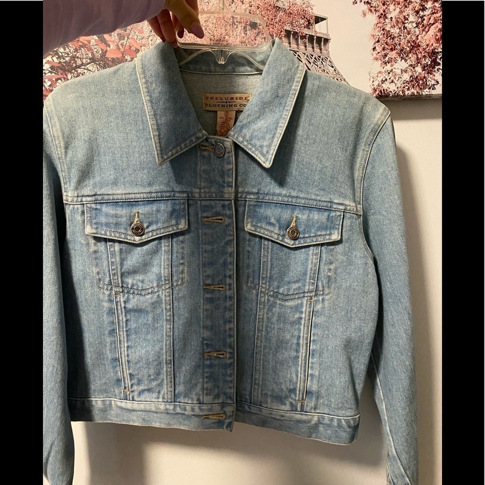 Telluride denim jacket. Size small y2k vibe